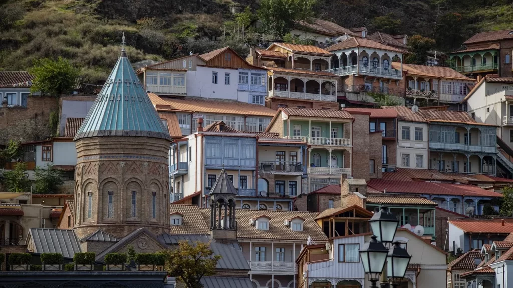 Tbilisi Old Town balconies, Georgia