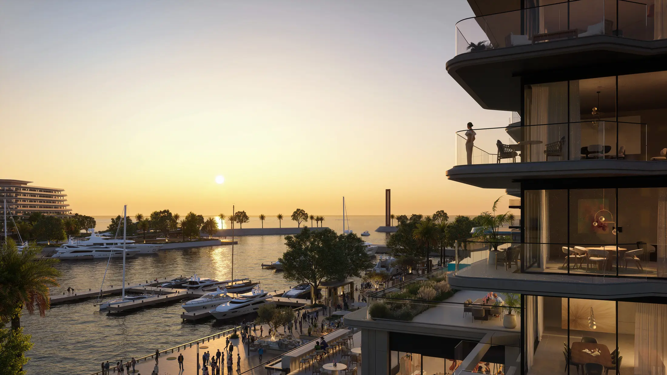 Gonio Yachts & Marina — marina balcony