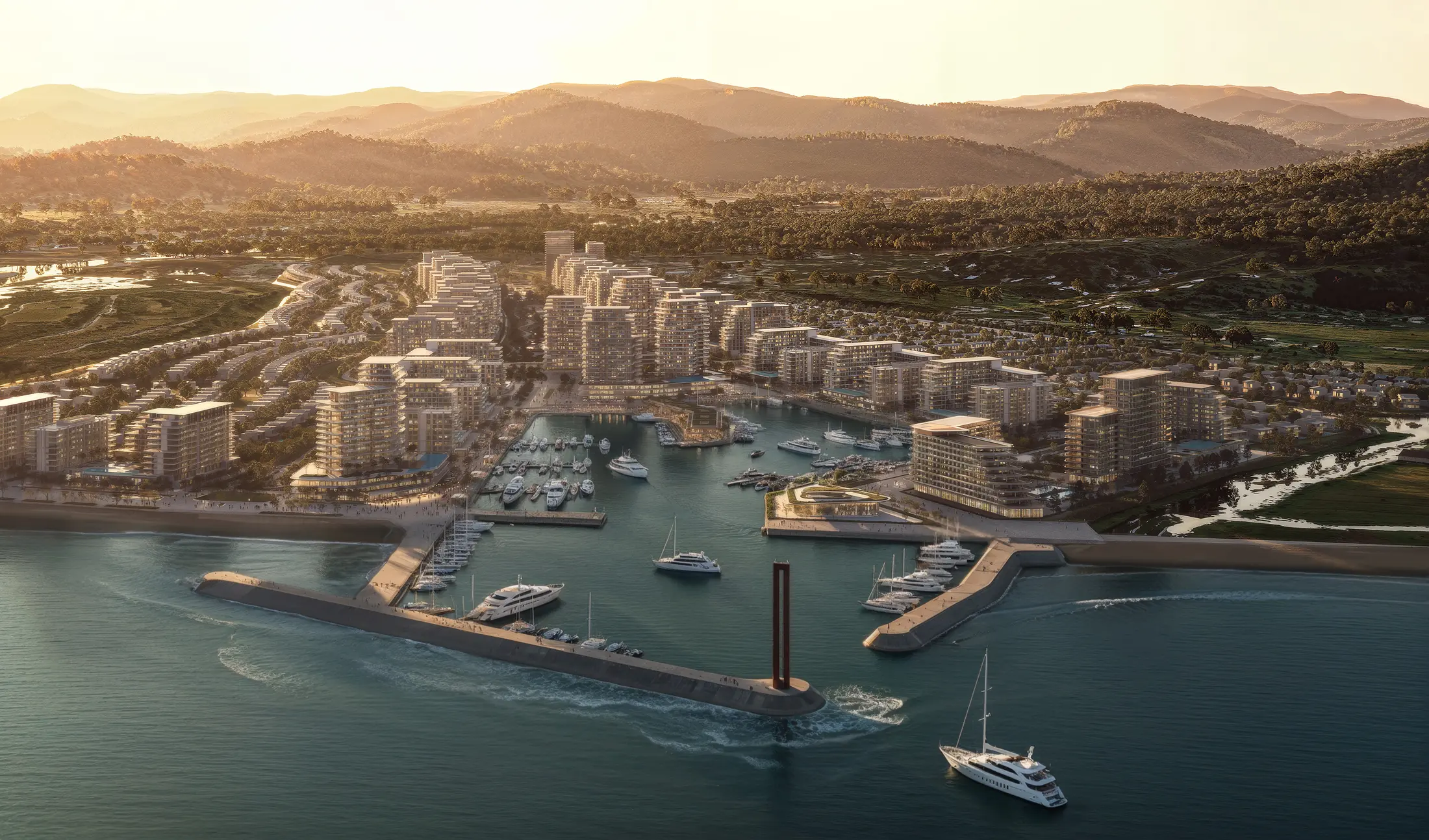 Gonio Yachts & Marina — marina aerial view