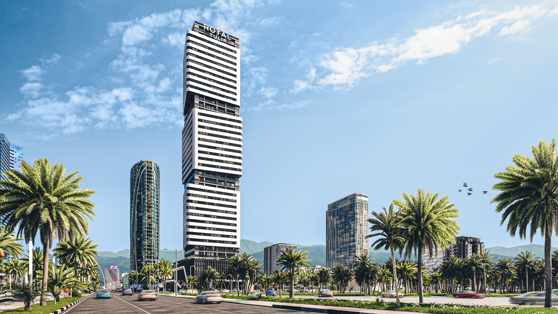 CUBE — street-level daylight view