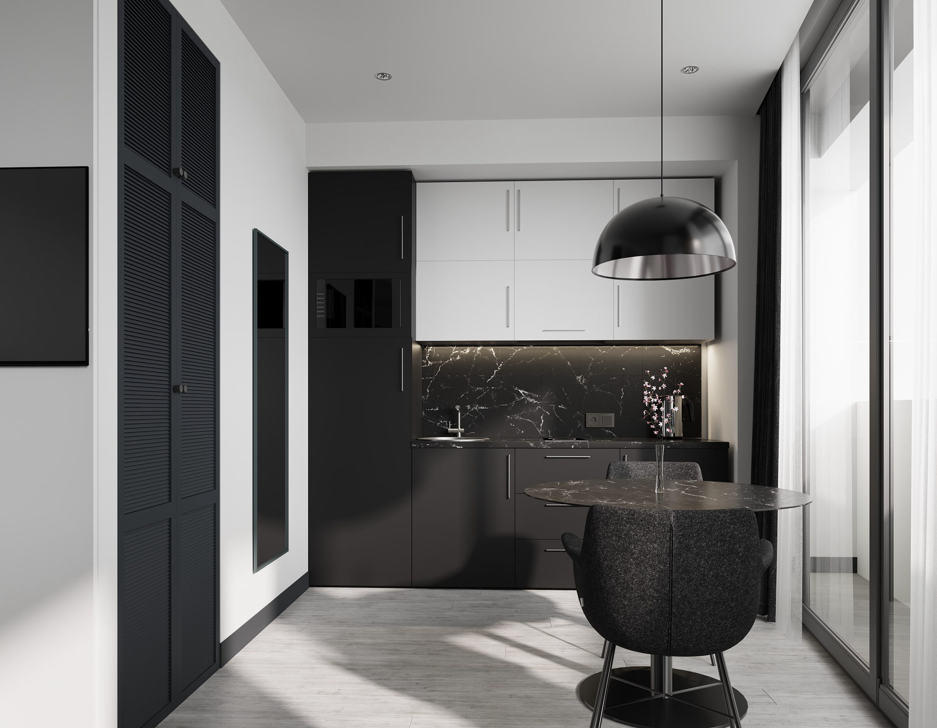 Studio, cold finish — kitchen